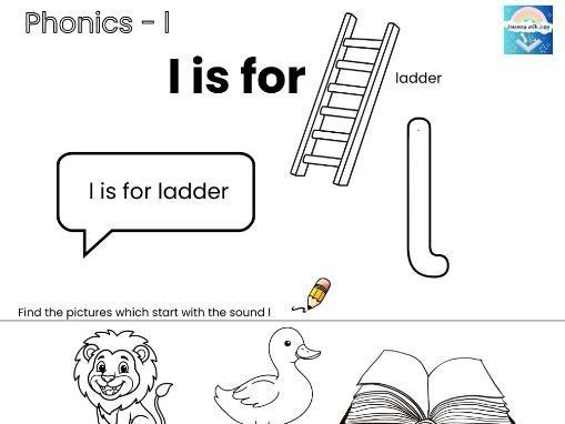 Phonics – Letter l | Find, Match & Identify the l Sound