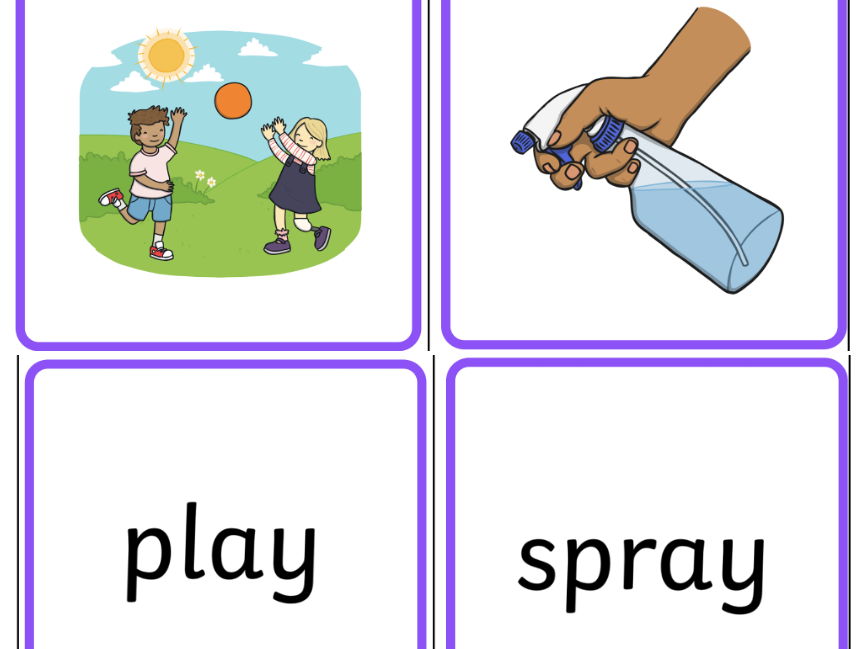 Phase 5 Word and Picture Matching Cards