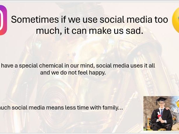 Social media lesson bundle with activity.