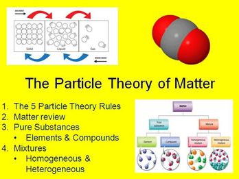 Particle Theory and Classification of Matter - PowerPoint Lesson