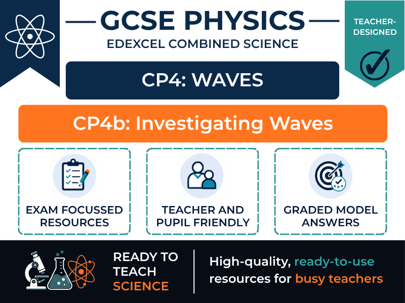 Edexcel Combined Science Physics Paper 1 | Unit 4 | 4b Investigating Waves Practical  | GCSE