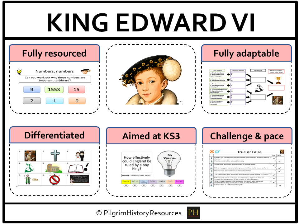KS3 History: Edward VI- The Boy King and the English Reformation