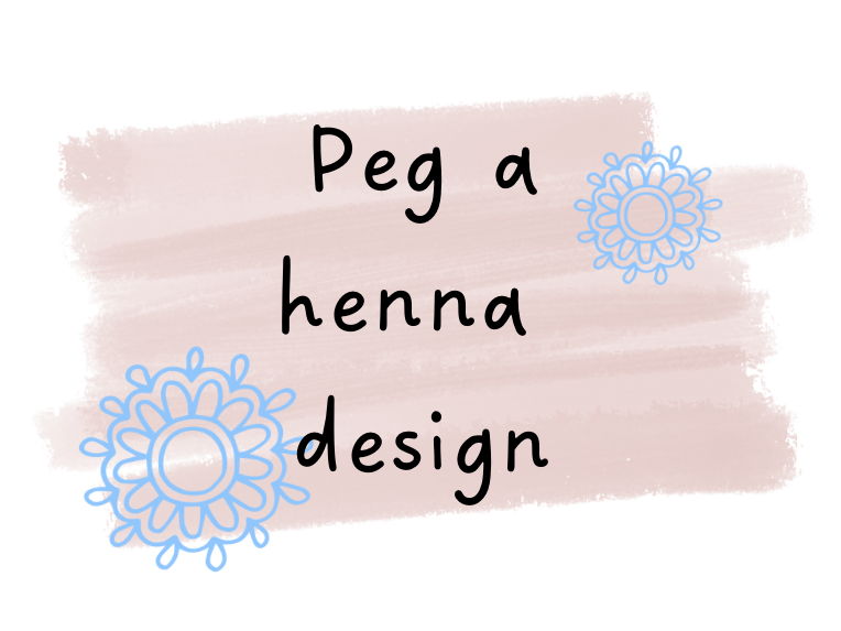 Peg a Henna Design