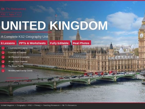 United Kingdom KS2 Geography Bundle