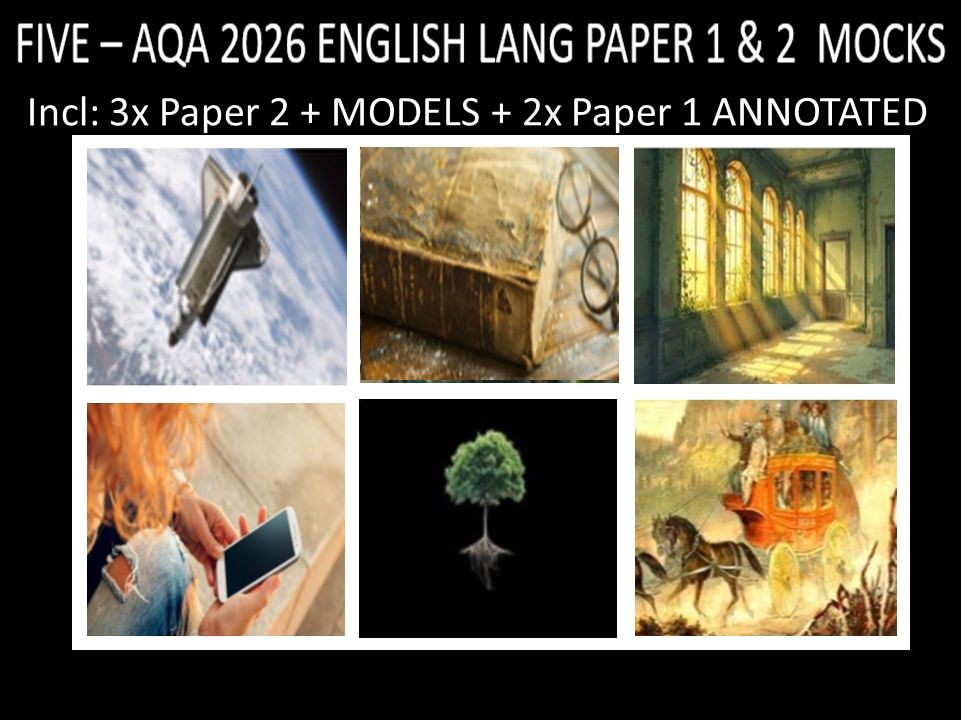 FIVE - AQA PAPER 1 & 2 | 2026 FULL MOCKS | MODELS  |  ANNOTATED