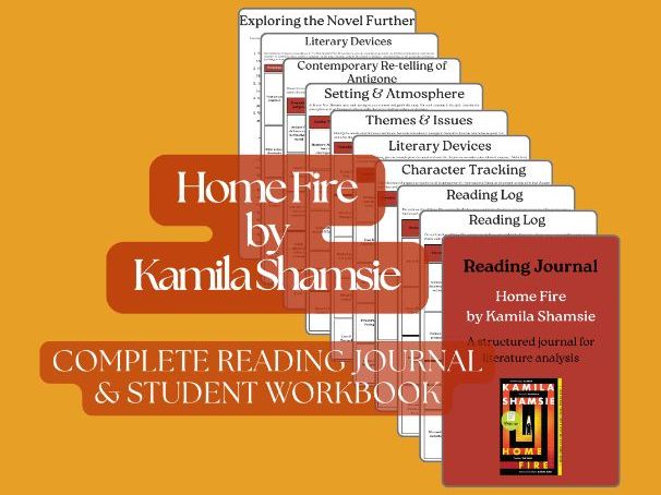 Home Fire by Kamila Shamsie – Complete Reading Journal & Study Guide
