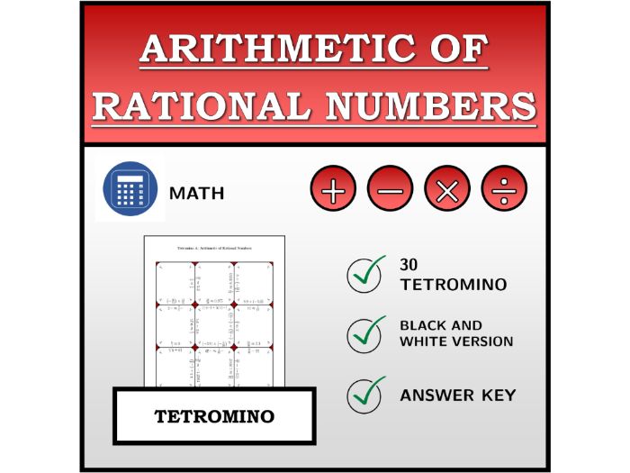 Tetromino | Arithmetic of Rational Numbers | Math Activity