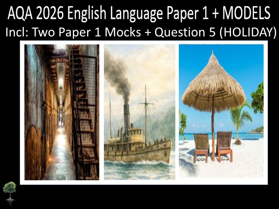 Two AQA 2026 English Language Paper 1 | MODELS + Q5 (HOLIDAY)