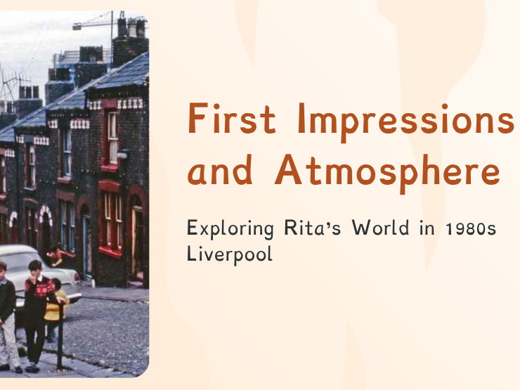 Educating Rita - Lesson 1 - First Impressions and Atmosphere