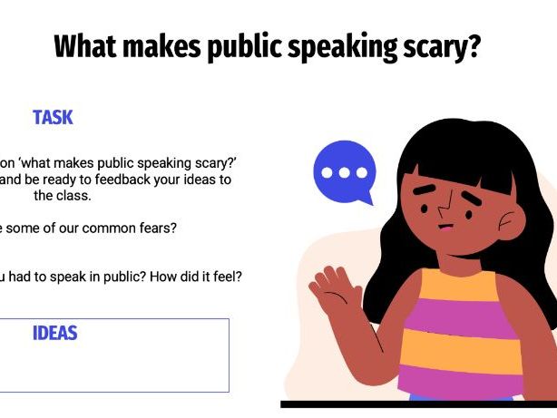 Complete lesson: Public speaking