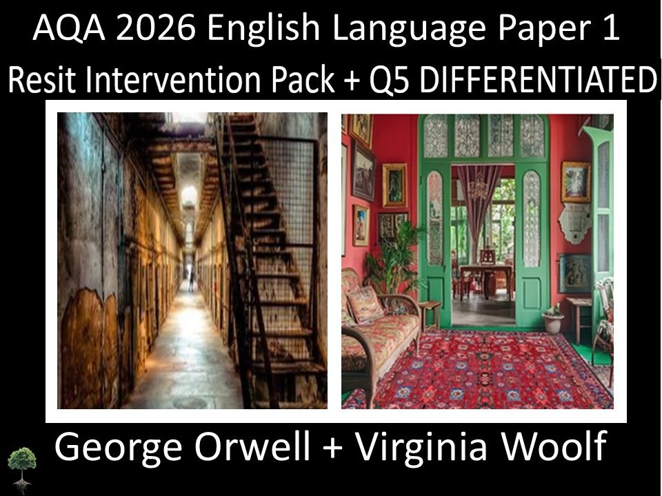 Two AQA 2026 English Language Paper 1| Resit Intervention | Q5 TASKS Differentiated