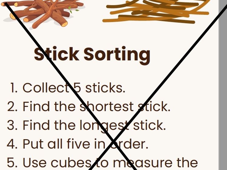 Length Nature Hunt KS1