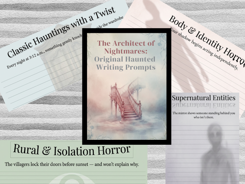 English Cover and Creative Writing Resource. Original Haunted Writing Prompts – Beautifully Designed