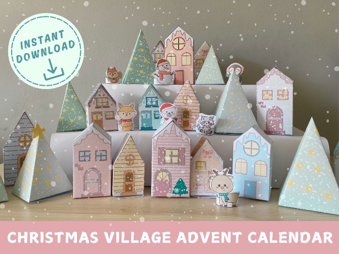 Christmas Village Advent Calendar