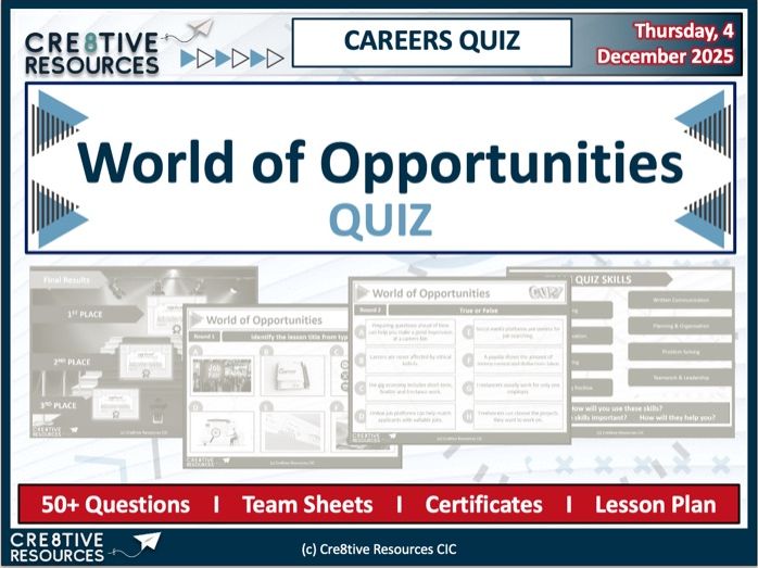 World of Opportunities End of Term / Unit Quiz