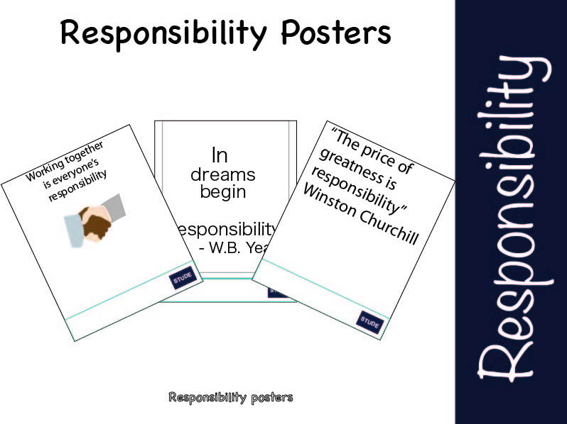 Responsibility posters