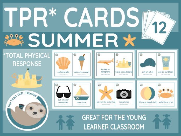 ESL TPR Cards - Summer