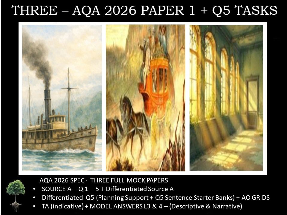 THREE - PAPER 1 | 2026 FULL MOCKS | Q5 TASKS
