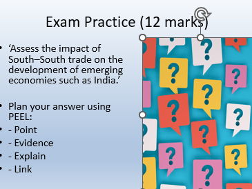 OCR A Level Geography Trade in the contemporary world: South-South Trade