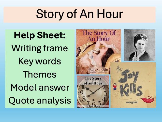 iGCSE English Literature Story Of An Hour Help Sheet