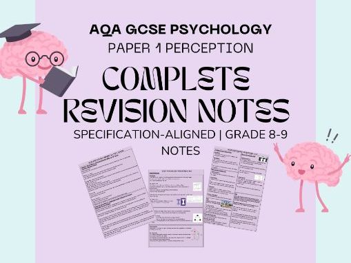 AQA GCSE Psychology – Perception Revision Notes