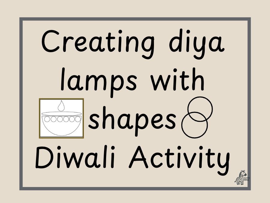 EYFS/KS1 Creating Diya Lamps with Shapes | Diwali Cutting and Sticking Activity