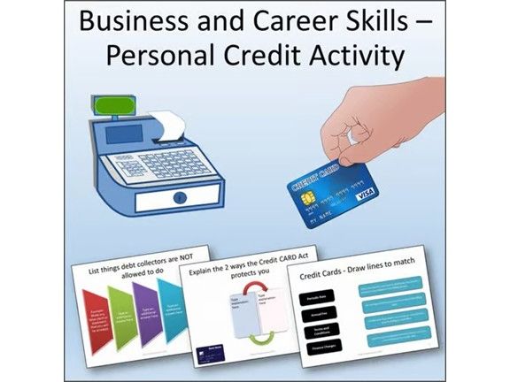 Financial Literacy - Personal Credit Lesson Activity