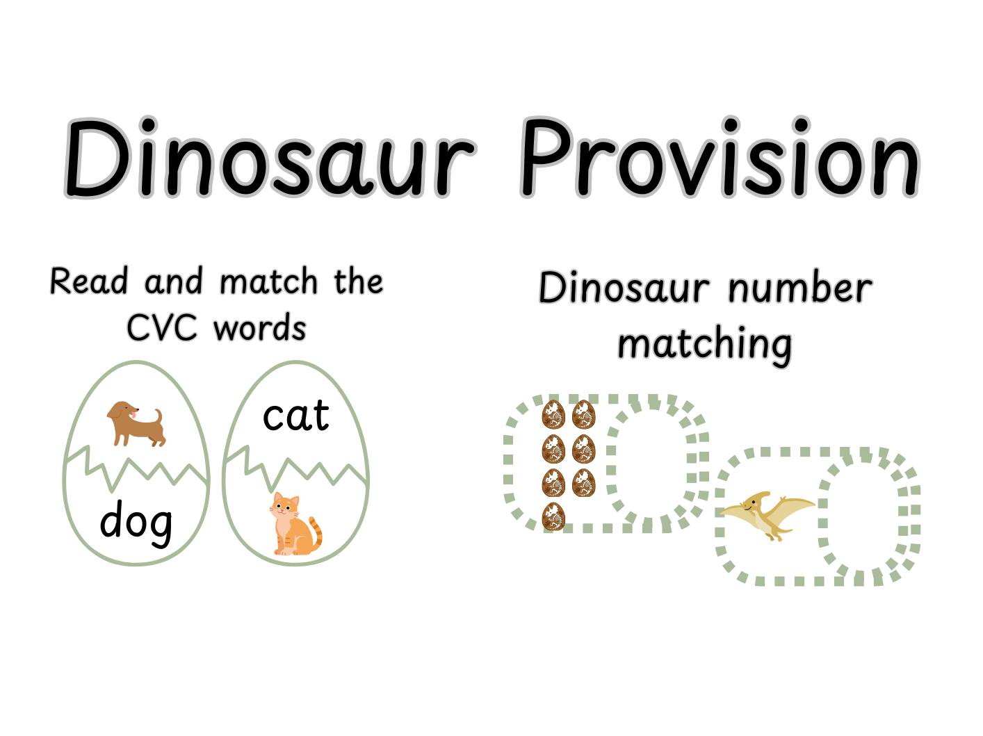 EYFS Dinosaur Provision Bundle