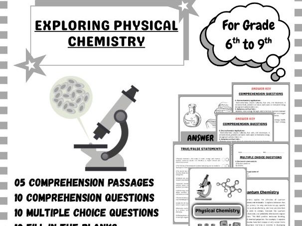 "Exploring Physical Chemistry" worksheets