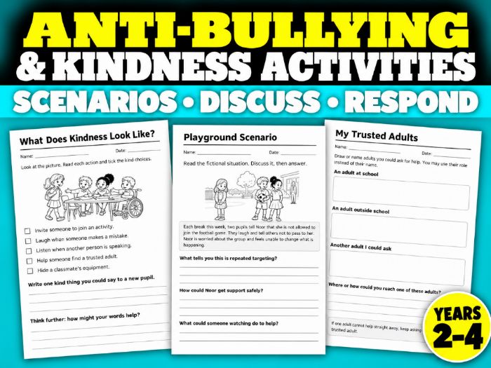 Anti-Bullying & Kindness Activities Years 2-4 | Scenarios & Discussion