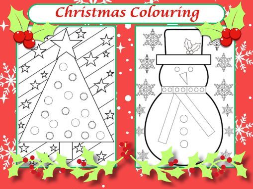 Christmas Colouring - Free