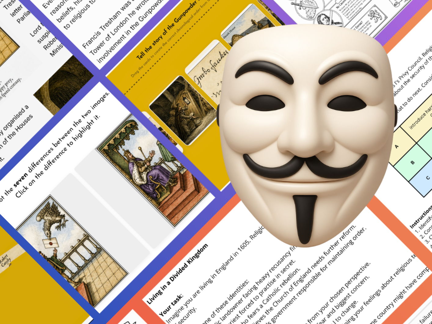 KS3/4 James I - Gunpowder Plot: Resource Bundle