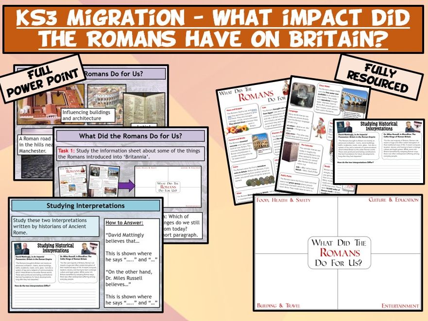 KS3 Migration L4 - What Was the Impact of the Romans?