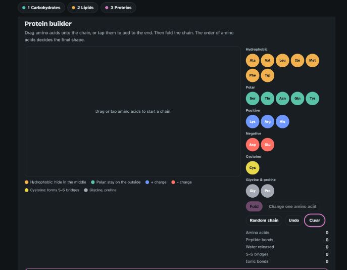 Biological Molecules Simulator