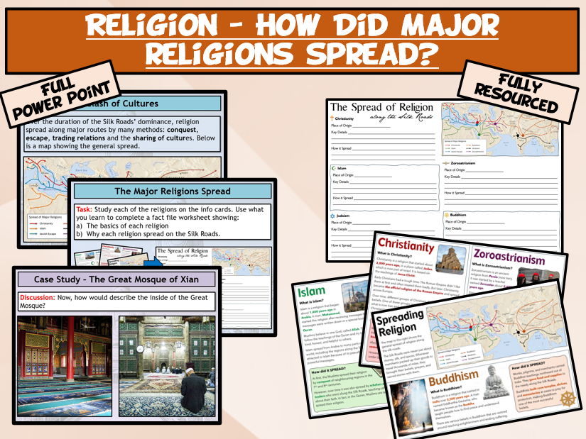 KS3 Silk Roads - How Did Major Religions Spread?