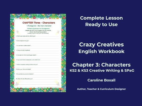 Crazy Creatives: Creating a Character (Ch 3)