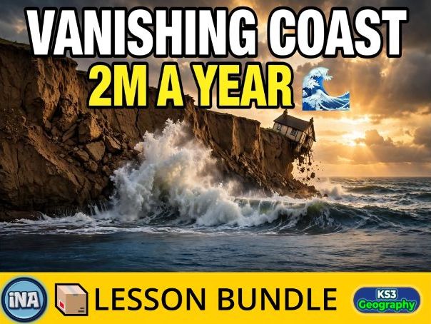 Coastal Erosion - Complete KS3 Geography Lesson Pack