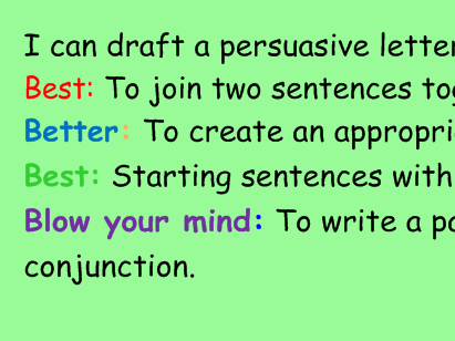 An excellent lesson on Persuasive writing