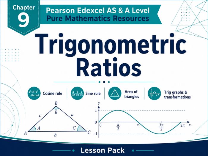 09 - Trigonometric Ratios Teacher Pack - Pearson Edexcel AS/A-Level Pure Mathematics