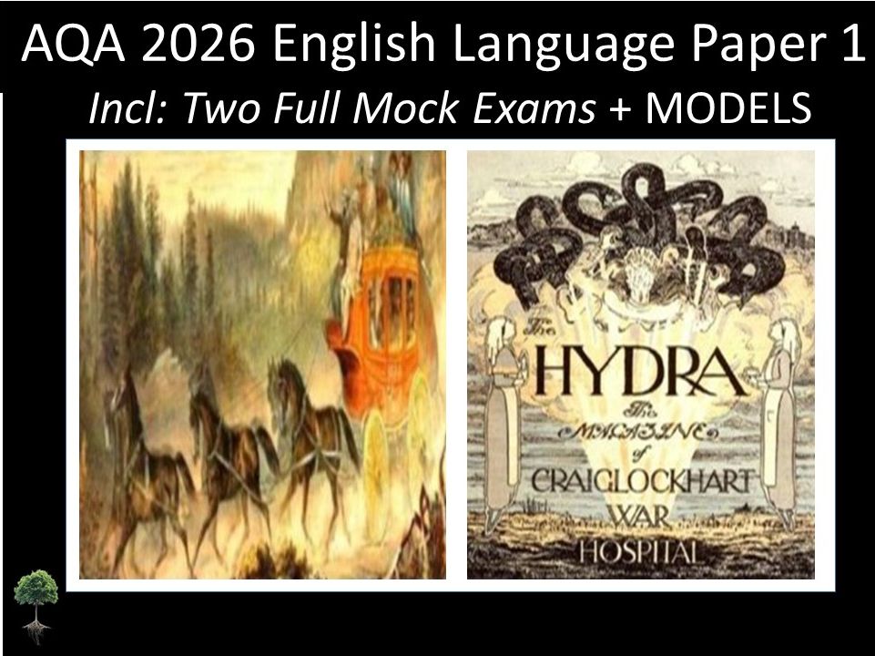 Two AQA 2026 English Language Paper 1 Mocks | Models