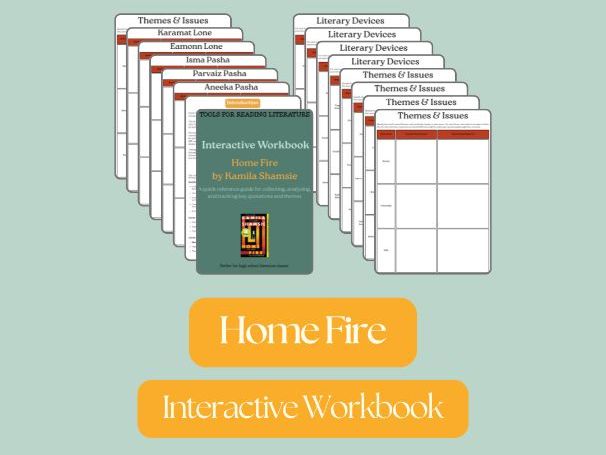 Home Fire – Interactive Workbook: Key Quotes, Themes & Literary Devices