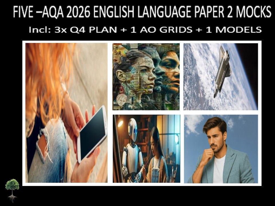 FIVE - AQA PAPER 2 | 2026 FULL MOCKS | Q4 PLAN | MODELS | AO GRIDS