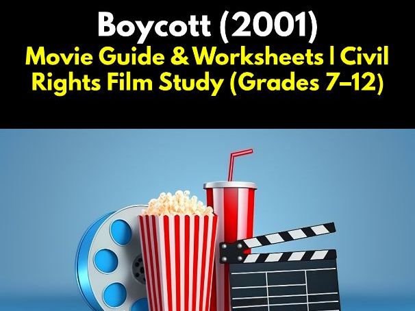Boycott (2001) 2-Hour Lesson with Worksheet for Grades 7-12