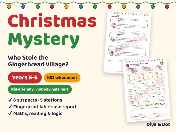 Christmas Whodunnit KS2: Mystery Game