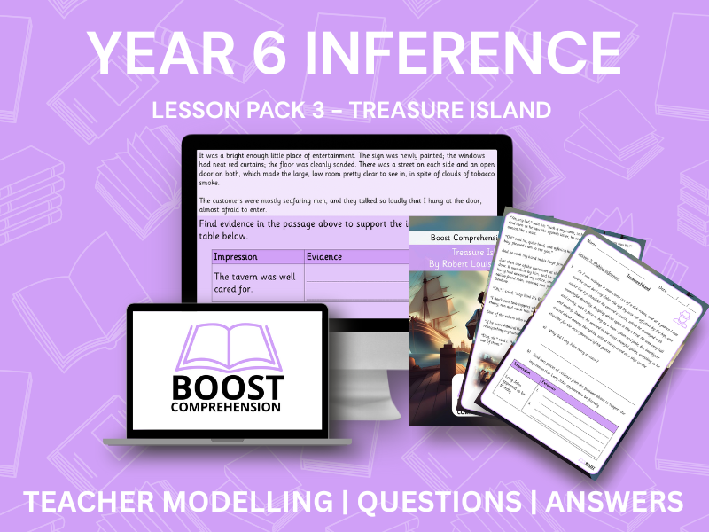 Inference Lesson Year 6 – Treasure Island Excerpt