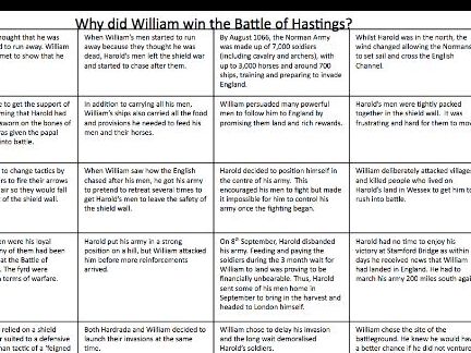 Battle of Hastings thinking quilt