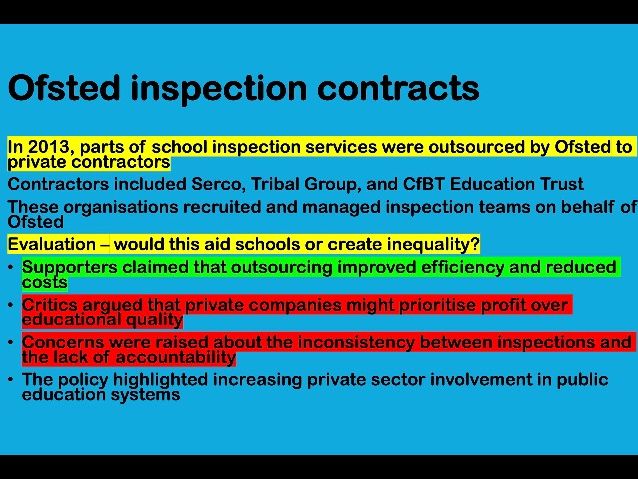 Privatisation  Coalition Policies SOC unit