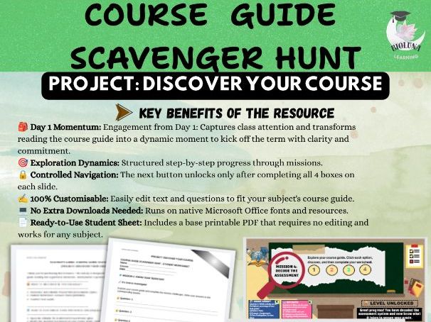 Gamified Course Guide Presentation (Secondary School Edition)
