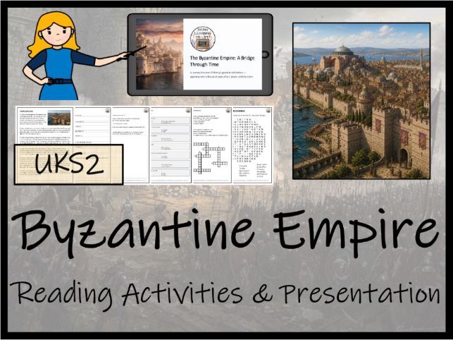 Byzantine Empire Reading Comprehension Activities | Year 5 or Year 6