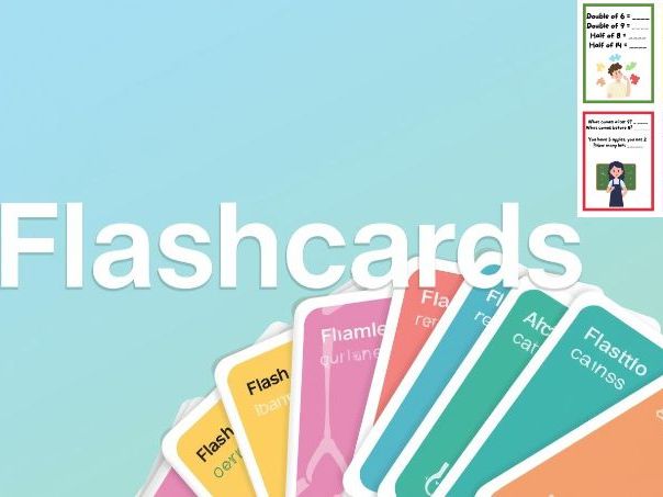 Math Flashcards for Kids & Teachers